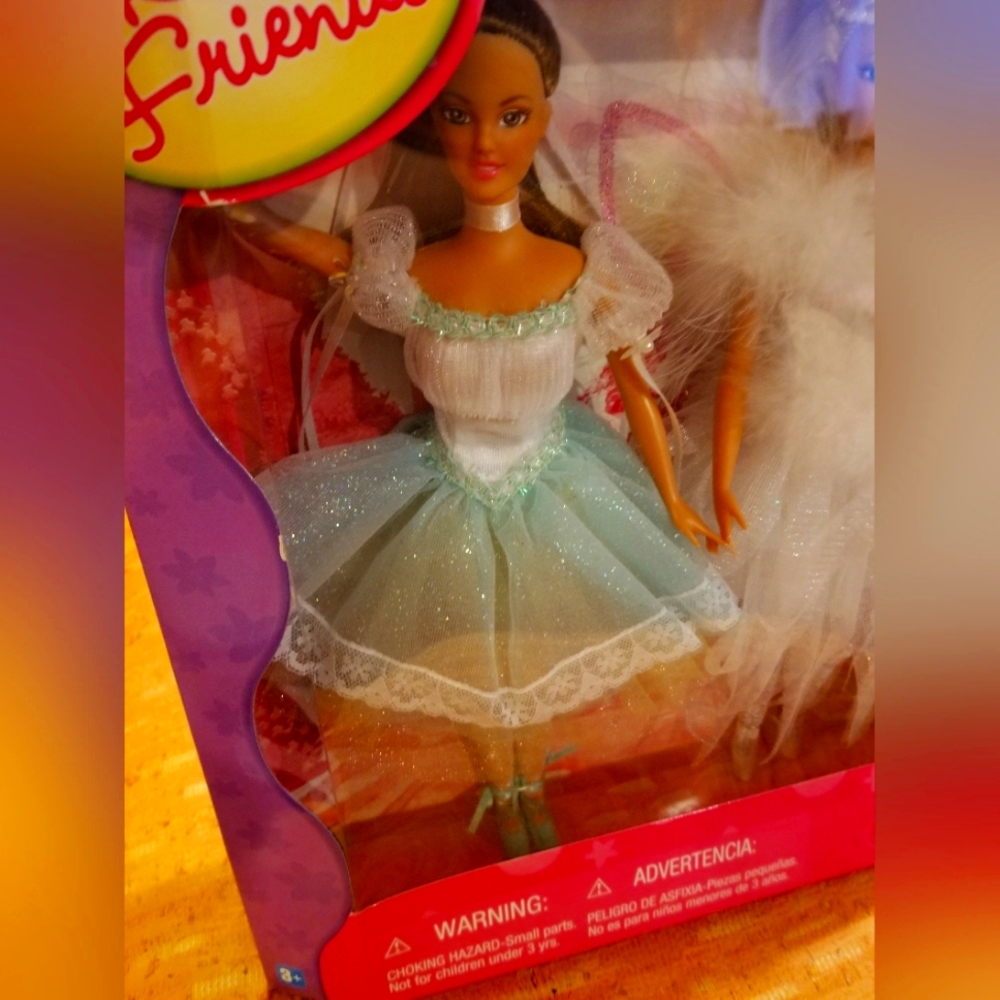 Vintage REAL FRIENDS FASHION DOLLS Fairy & Ballerina, Bailarina y Hada NRFP | #3 - Picture 5 of 7